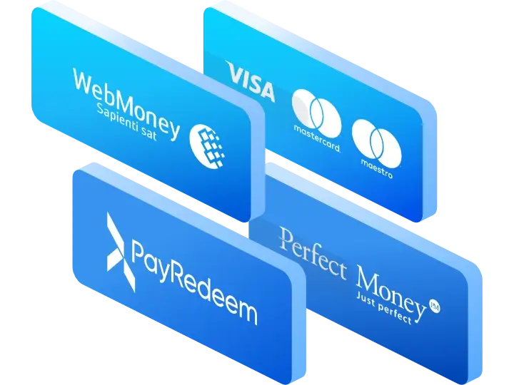 إيداع الأموال في PocketOption - طرق الدفع المتاحة